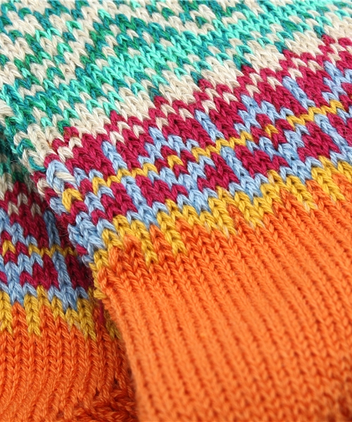 BEAMS（ビームス）の「CHUP / LITIR SOX（ソックス/靴下・メンズ・オレンジ/グリーン/パープル・ONE SIZE）」の6枚目の写真