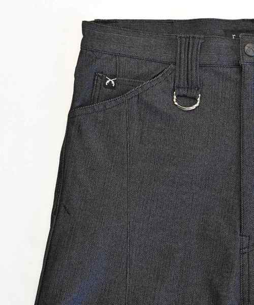 roarguns（ロアーガンズ）の「DENIM PRINT JERSEY SAROUEL PANTS（その他パンツ・メンズ・ブラック/ブルー・1/2/3）」の6枚目の写真