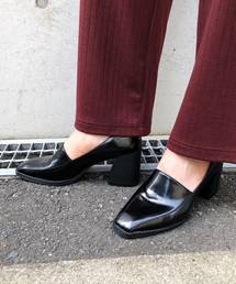 PAGEBOY | クロコスクエアパンプス(パンプス)