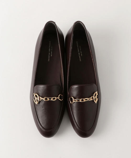 green label relaxing（グリーンレーベルリラクシング）の「★FM リングチェーンモカ フラットシューズ(2cmヒール)（ローファー・レディース・ダークブラウン/その他1/ブラック・24.5cm/25cm/23cm/22.5cm/24cm/23.5cm/22cm）」の3枚目の写真