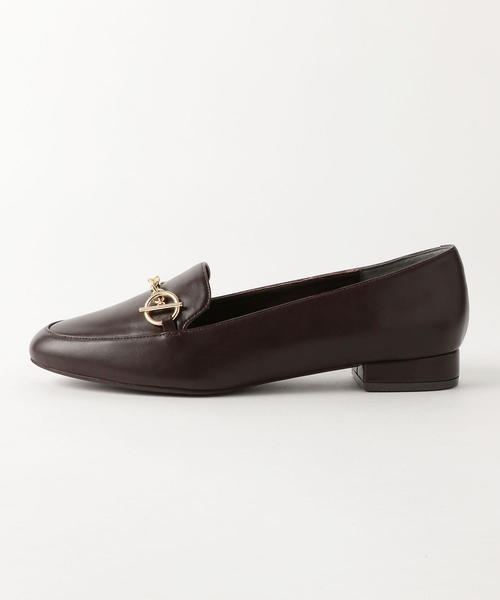 green label relaxing（グリーンレーベルリラクシング）の「★FM リングチェーンモカ フラットシューズ(2cmヒール)（ローファー・レディース・ダークブラウン/その他1/ブラック・24.5cm/25cm/23cm/22.5cm/24cm/23.5cm/22cm）」の9枚目の写真