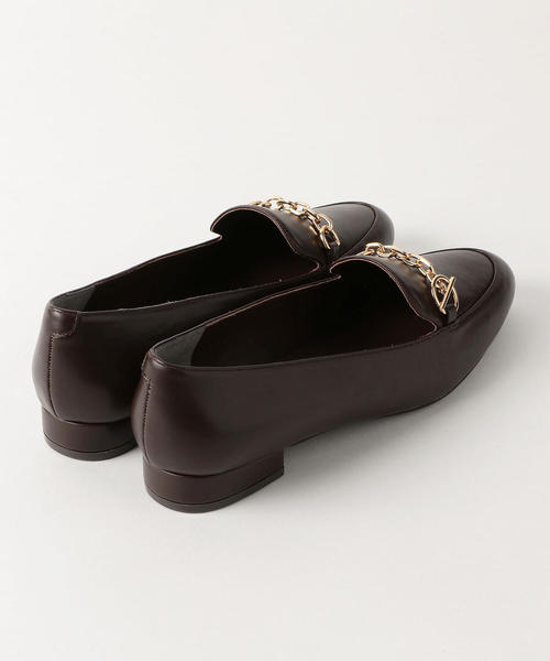 green label relaxing（グリーンレーベルリラクシング）の「★FM リングチェーンモカ フラットシューズ(2cmヒール)（ローファー・レディース・ダークブラウン/その他1/ブラック・24.5cm/25cm/23cm/22.5cm/24cm/23.5cm/22cm）」の7枚目の写真