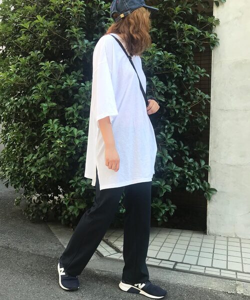 Born（ボーン）の「Born Stretch Rib Easy Pants/ボーン ストレッチ イージー パンツ（その他パンツ・レディース・杢グレー/ネイビー・FREE）」の7枚目の写真