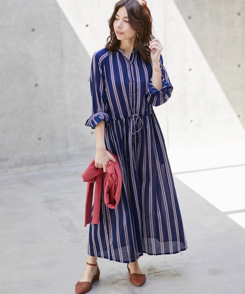 【新品】Chacott チャコットフレアワンピース　シワにならないから旅行にも 新品】Chacott チャコットフレアワンピース シワにならないから