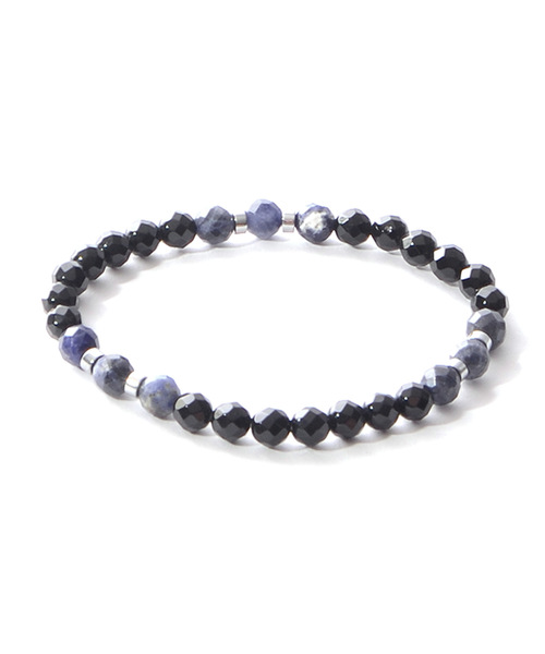 JOKER（ジョーカー）の「6㎜コンビネーションオニキスブレスレット（ブレスレット・メンズ・ホワイト/その他/その他2/その他3・FREE）」の3枚目の写真