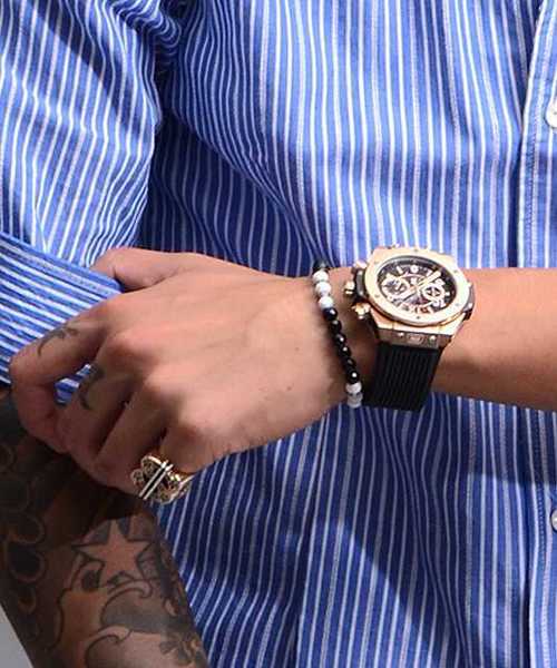 JOKER（ジョーカー）の「6㎜コンビネーションオニキスブレスレット（ブレスレット・メンズ・ホワイト/その他/その他2/その他3・FREE）」の5枚目の写真