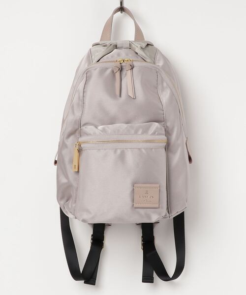 LANVIN en Bleu（ランバンオンブルー）の「トロカデロ リボンモチーフ ナイロンリュック（バックパック/リュック・レディース・ブラック/グリーン/カーキ/ネイビー/パープル/シルバー/ゴールド/オリーブ/グレー/ベージュ/ブルー/ピンク/シャンパン/ブラウン/グレイッシュベージュ/ベージュ系その他/ネイビー系・フリー/FREE）」の6枚目の写真