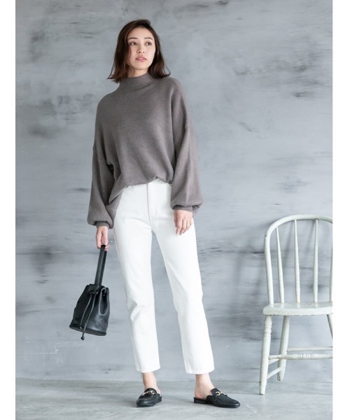 fifth（フィフス）の「プチハイドルマンふんわりニット（ニット/セーター・レディース・グレー/ベージュ/アイボリー・MEDIUM）」の18枚目の写真