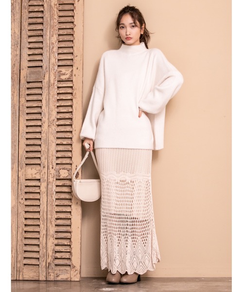 fifth（フィフス）の「プチハイドルマンふんわりニット（ニット/セーター・レディース・グレー/ベージュ/アイボリー・MEDIUM）」の19枚目の写真