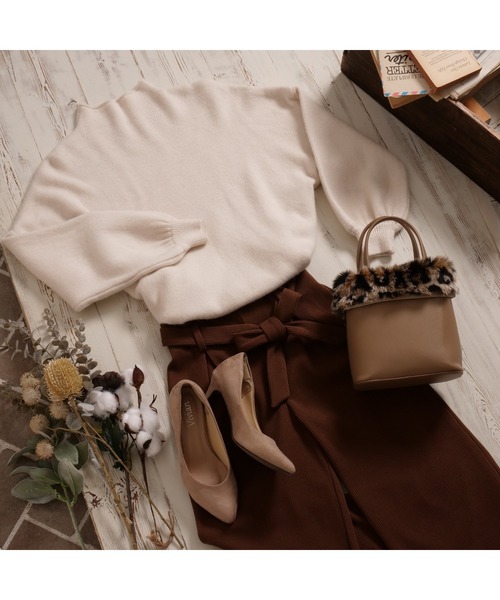 fifth（フィフス）の「プチハイドルマンふんわりニット（ニット/セーター・レディース・グレー/ベージュ/アイボリー・MEDIUM）」の10枚目の写真