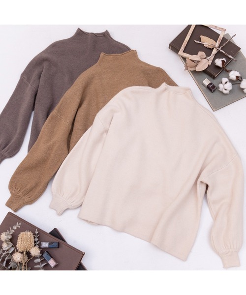 fifth（フィフス）の「プチハイドルマンふんわりニット（ニット/セーター・レディース・グレー/ベージュ/アイボリー・MEDIUM）」の12枚目の写真