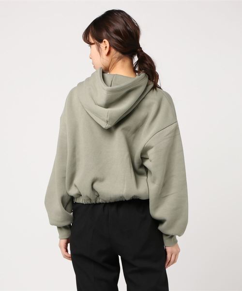 U.S. POLO ASSN.(ユーエスポロアッスン)の「∴WEGO/U.S. POLO ASSN.別注ドロストパーカー(パーカー・レディース・アイボリー/ネイビー/グリーン/ベージュ・FREE)」の12枚目の写真