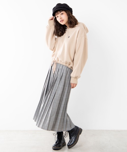 U.S. POLO ASSN.(ユーエスポロアッスン)の「∴WEGO/U.S. POLO ASSN.別注ドロストパーカー(パーカー・レディース・アイボリー/ネイビー/グリーン/ベージュ・FREE)」の8枚目の写真