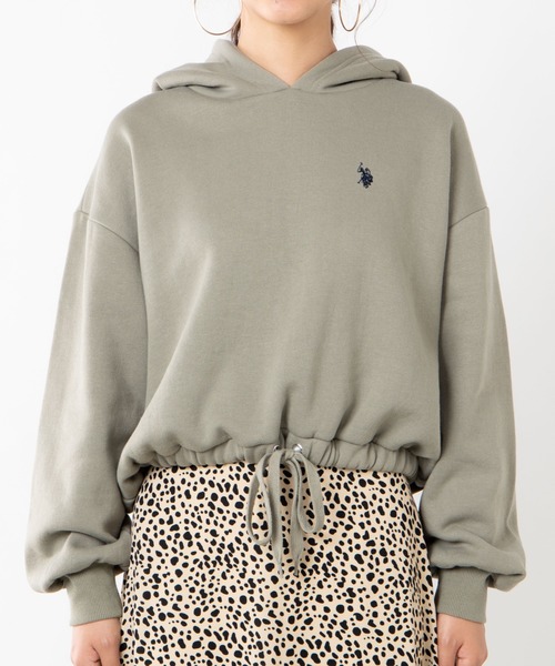 U.S. POLO ASSN.(ユーエスポロアッスン)の「∴WEGO/U.S. POLO ASSN.別注ドロストパーカー(パーカー・レディース・アイボリー/ネイビー/グリーン/ベージュ・FREE)」の17枚目の写真