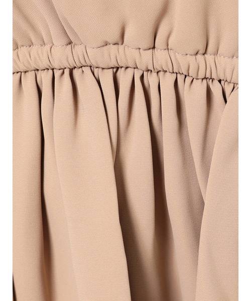 GYDA(ジェイダ)の「カシュクールペプラムトップス(シャツ/ブラウス・レディース・オフホワイト/ブラック/ベージュ・FREE)」の5枚目の写真