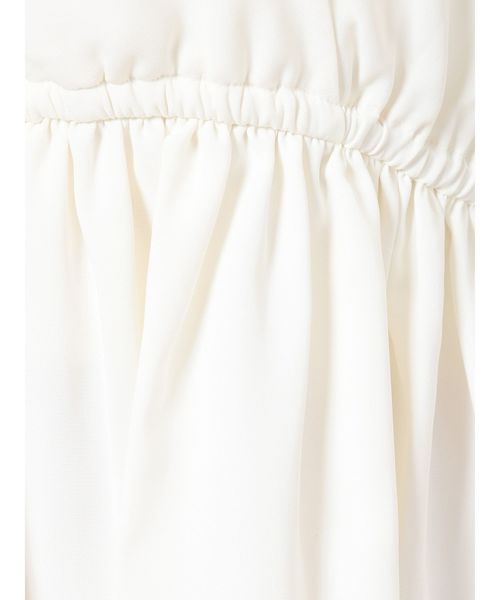 GYDA(ジェイダ)の「カシュクールペプラムトップス(シャツ/ブラウス・レディース・オフホワイト/ブラック/ベージュ・FREE)」の4枚目の写真