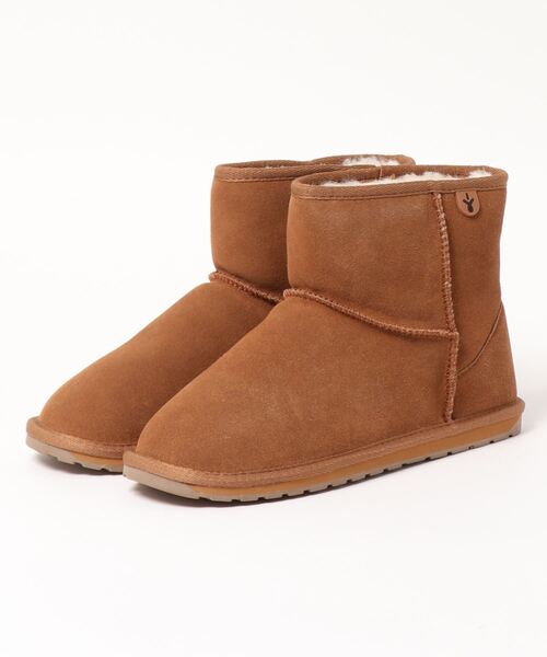 EMU Australia(エミューオーストラリア)の「【EMU / エミュ】Wallaby Mini Teens(ブーツ・キッズ・ブラウン/ブラック・6/5)」の2枚目の写真