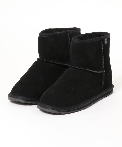 EMU Australia(エミューオーストラリア)の「【EMU / エミュ】Wallaby Mini Teens(ブーツ・キッズ・ブラウン/ブラック・6/5)」の1枚目の写真