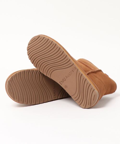 EMU Australia(エミューオーストラリア)の「【EMU / エミュ】Wallaby Mini Teens(ブーツ・キッズ・ブラウン/ブラック・6/5)」の4枚目の写真