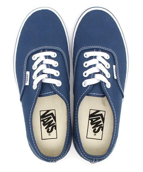 CIAOPANIC TYPY（チャオパニックティピー）の「ヴァンズオーセンティックネイビー（スニーカー・レディース・ネイビー・6/5）」の4枚目の写真