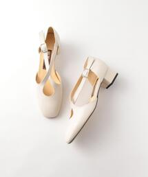 Steven Alan | ＜Mezzan boutique＞LEATHER CROSS STRAP PUMPS OFF WHITE/パンプス(パンプス)