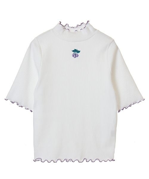 カットソー(半袖+袖なし) Candy Stripper - Candy Stripper JOINED RIB TOPS (IVORY) JOINED RIB TOPS | Candy Stripper（キャンディ ストリッパー