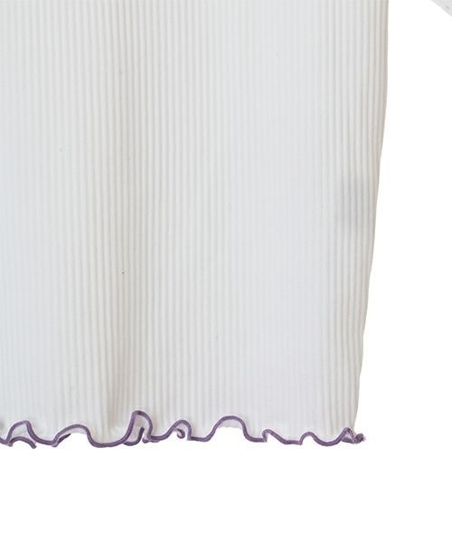 カットソー(半袖+袖なし) Candy Stripper - Candy Stripper JOINED RIB TOPS (IVORY) Candy Stripper（キャンディストリッパー）の「SUSHI Tシャツ（T