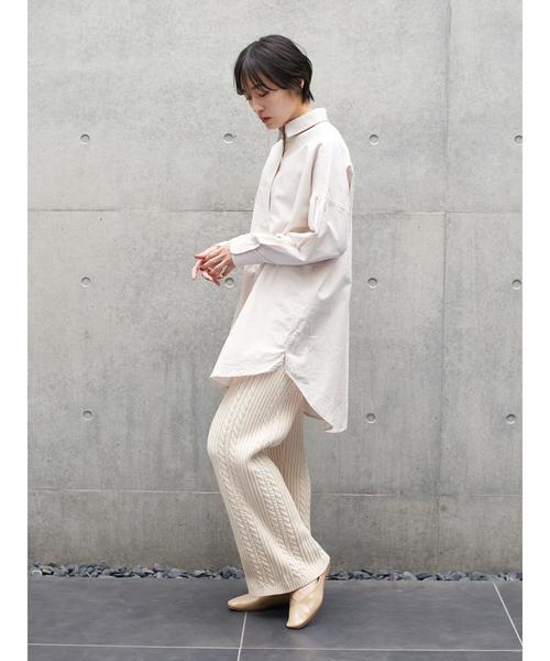 AMERICAN HOLIC（アメリカンホリック）の「ケーブルニットワイドパンツ