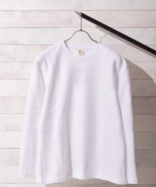 TRAP/U （トラップユー）の「/ロングスリーブ クルーカットソー/（Tシャツ/カットソー・レディース・ホワイト/ブラック/ベージュ/カーキ・MEDIUM/LARGE）」の14枚目の写真