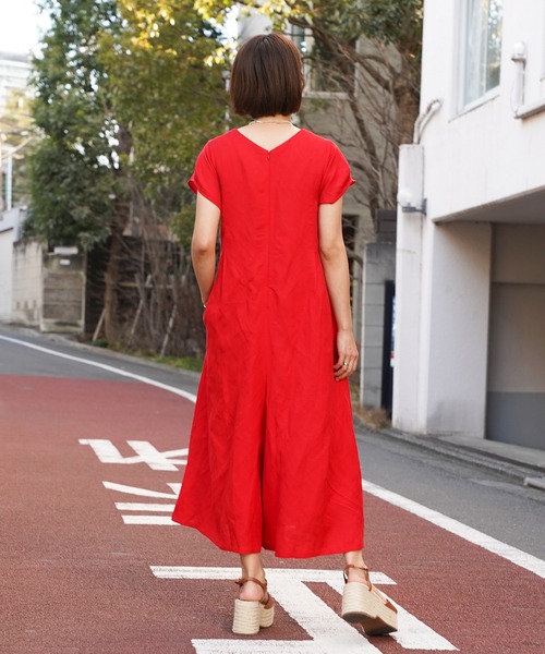 MILKFED.（ミルクフェド）の「S/S ALL IN ONE（つなぎ/オールインワン・レディース・ブラック/ネイビー/レッド・ONE SIZE）」の10枚目の写真