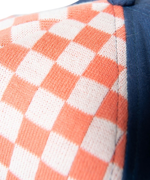 glamb(グラム)の「Checkered flag logo cap / チェッカーフラッグロゴキャップ(キャップ・メンズ・ネイビー/ブルー系その他/ブラック・FREE)」の9枚目の写真