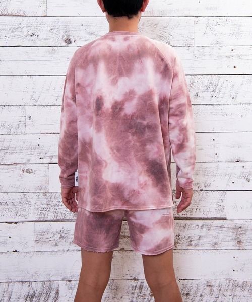 Re. タイダイデザイン スウェット フリーサイズ Re:room（リルーム）の「タイダイロゴプリントビッグトレーナー