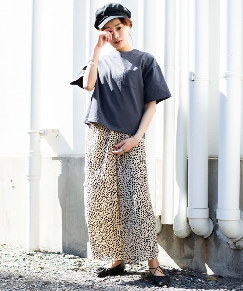 WEGO（ウィゴー）の「WEGO/USAコットンTシャツ（Tシャツ/カットソー・レディース・ホワイト/サックスブルー/ピンク/スミクロ/ライトベージュ・FREE）」の19枚目の写真