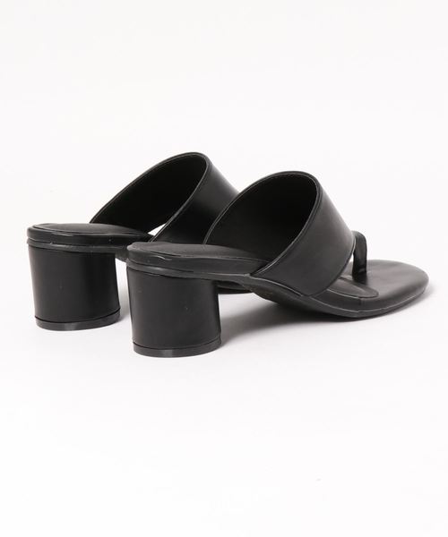 KOBE LETTUCE（コウベレタス）の「サムループトングサンダル（サンダル・レディース・ブラウン/ブラック/パイソン・L/LL/M/S）」の5枚目の写真