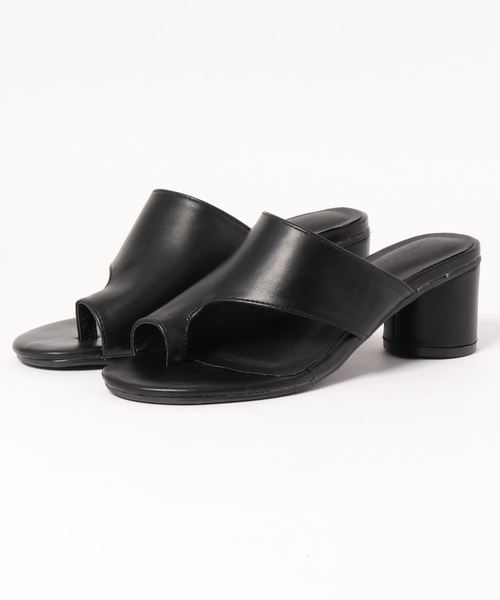 KOBE LETTUCE（コウベレタス）の「サムループトングサンダル（サンダル・レディース・ブラウン/ブラック/パイソン・L/LL/M/S）」の14枚目の写真