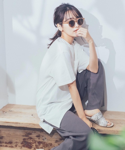 KOBE LETTUCE（コウベレタス）の「サムループトングサンダル（サンダル・レディース・ブラウン/ブラック/パイソン・L/LL/M/S）」の8枚目の写真