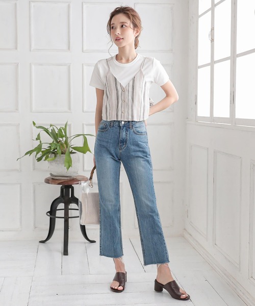 KOBE LETTUCE（コウベレタス）の「サムループトングサンダル（サンダル・レディース・ブラウン/ブラック/パイソン・L/LL/M/S）」の6枚目の写真