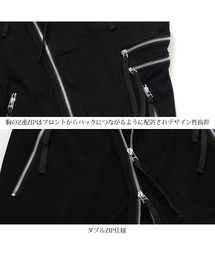 【CIVARIZE】 ベロアパーカー CIVARIZE シヴァーライズ クラッシュベロアパーカー レッドの