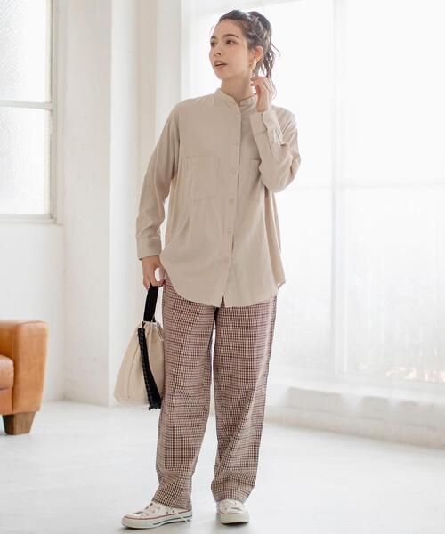 coen（コーエン）の「【WEB限定カラー/サイズ】シェフパンツ#"CHEF PANTS"（その他パンツ・レディース・ブラック/オリーブ/ブラウン/ナチュラル/ダークグリーン/ベージュ/ダークブラウン/その他1/ライトブルー・LARGE/X-LARGE/SMALL/MEDIUM）」の10枚目の写真