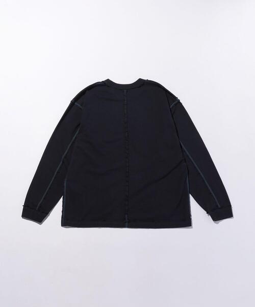 ETHOS（エトス）の「＜ETHOS（エトス）＞ INSIDE OUT/カットソー（Tシャツ/カットソー・メンズ・オフホワイト/オリーブ/ネイビー・SMALL/MEDIUM/LARGE）」の8枚目の写真