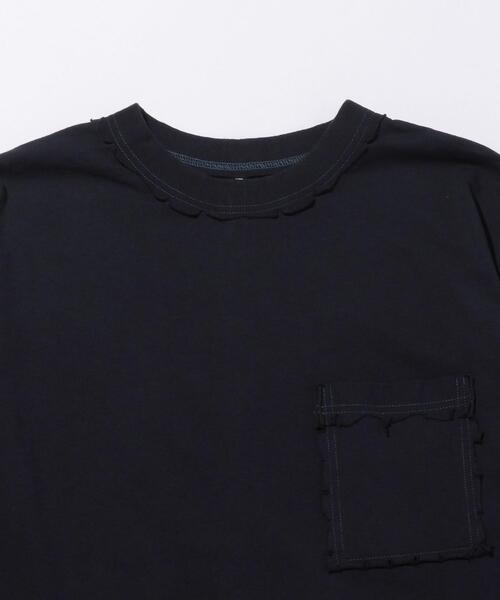 ETHOS（エトス）の「＜ETHOS（エトス）＞ INSIDE OUT/カットソー（Tシャツ/カットソー・メンズ・オフホワイト/オリーブ/ネイビー・SMALL/MEDIUM/LARGE）」の9枚目の写真