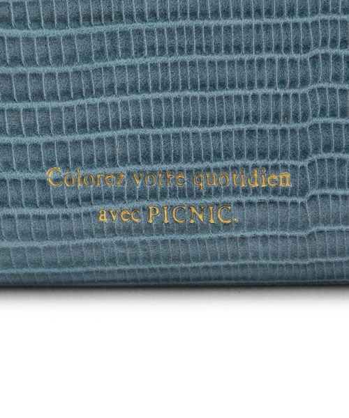 ROPE' PICNIC(ロペピクニック)の「リザードスリム長財布(財布・レディース・ブラック/キナリ/ベージュ/ブルー系その他4・FREE)」の9枚目の写真