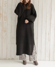 Mysa&Liina | バックリボンワッフルニットワンピース(ワンピース)