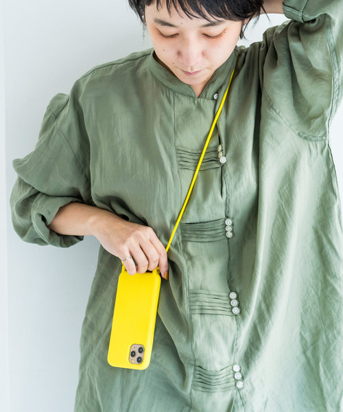 kajsa（カイサ）の「〈Kajsa/カイサ〉Silicone BackCase/シリコンバックケース（スマホケース/カバー・レディース・セージグリーン/ブラック/イエロー/レッド/ピンクベージュ/ダークグリーン/ライラック/ピンク系2/ブラック系2/インディゴブルー/ダークグリーン系2・11/P/S/12/mini）」の9枚目の写真