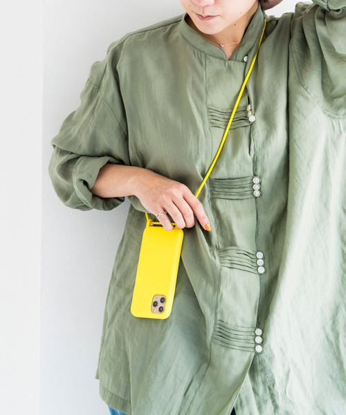 kajsa（カイサ）の「〈Kajsa/カイサ〉Silicone BackCase/シリコンバックケース（スマホケース/カバー・レディース・セージグリーン/ブラック/イエロー/レッド/ピンクベージュ/ダークグリーン/ライラック/ピンク系2/ブラック系2/インディゴブルー/ダークグリーン系2・11/P/S/12/mini）」の17枚目の写真