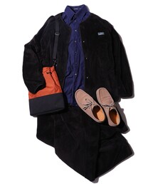 FREAK'S STORE | WEB限定 リラックスフィット フリースセットアップ/ノーカラージャケット×イージーパンツ/カーディガン/ボアジャケット(ノーカラージャケット)