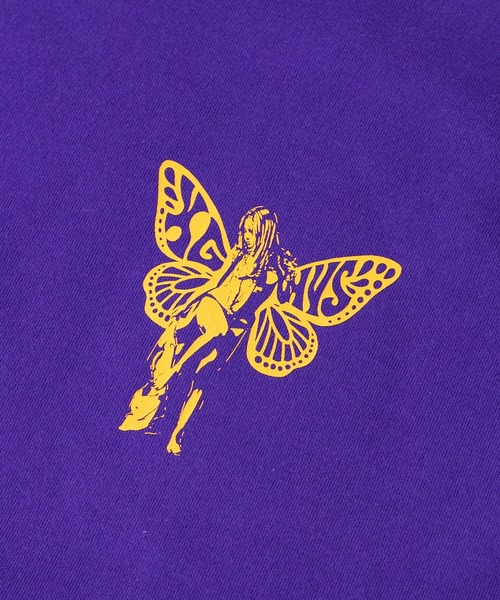 X-girl × HYSTERIC GLAMOUR BUTTERFLY Tシャツ X-girl エックスガール × HYSTERIC GLAMOUR BUTTERFLY S/S TEE