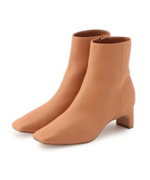 MADEMOISELLE ROPE' | 【21SS】ソフトレザースクエアショートブーツ(ブーツ)
