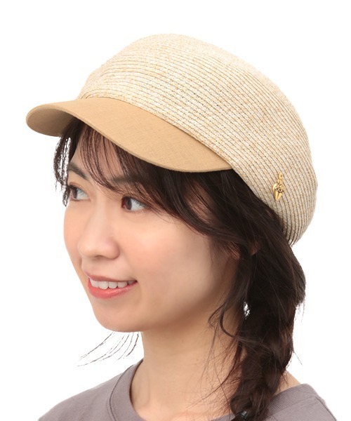 チチカカ（チチカカ）の「ブレード日よけキャスケット（キャスケット・レディース・ブラック/ベージュ/グレー・FREE）」の11枚目の写真