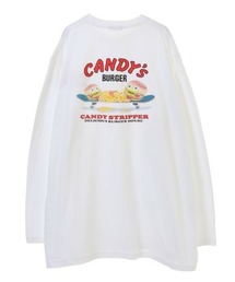 Candy Stripper | CANDY'S BURGER L/S TEE(Tシャツ/カットソー)